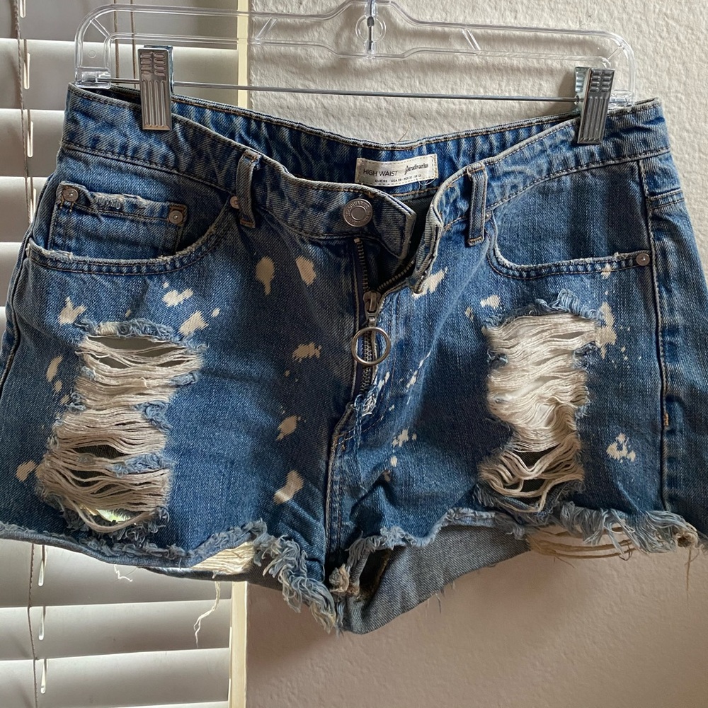 Stradivarius denim shorts